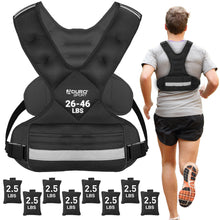 Adjustable Weighted Vest 4-10lbs/11-20lbs/20-32lbs/26-46lbs for Men, Women
