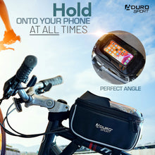 Bicycle Phone Holder - Waterproof Bike Top Tube Frame Bag for Cycling