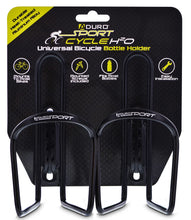 Aduro Bike Water Bottle Holder Aluminum Cage, [2X Pack] Bicycle Water Bottle Mount