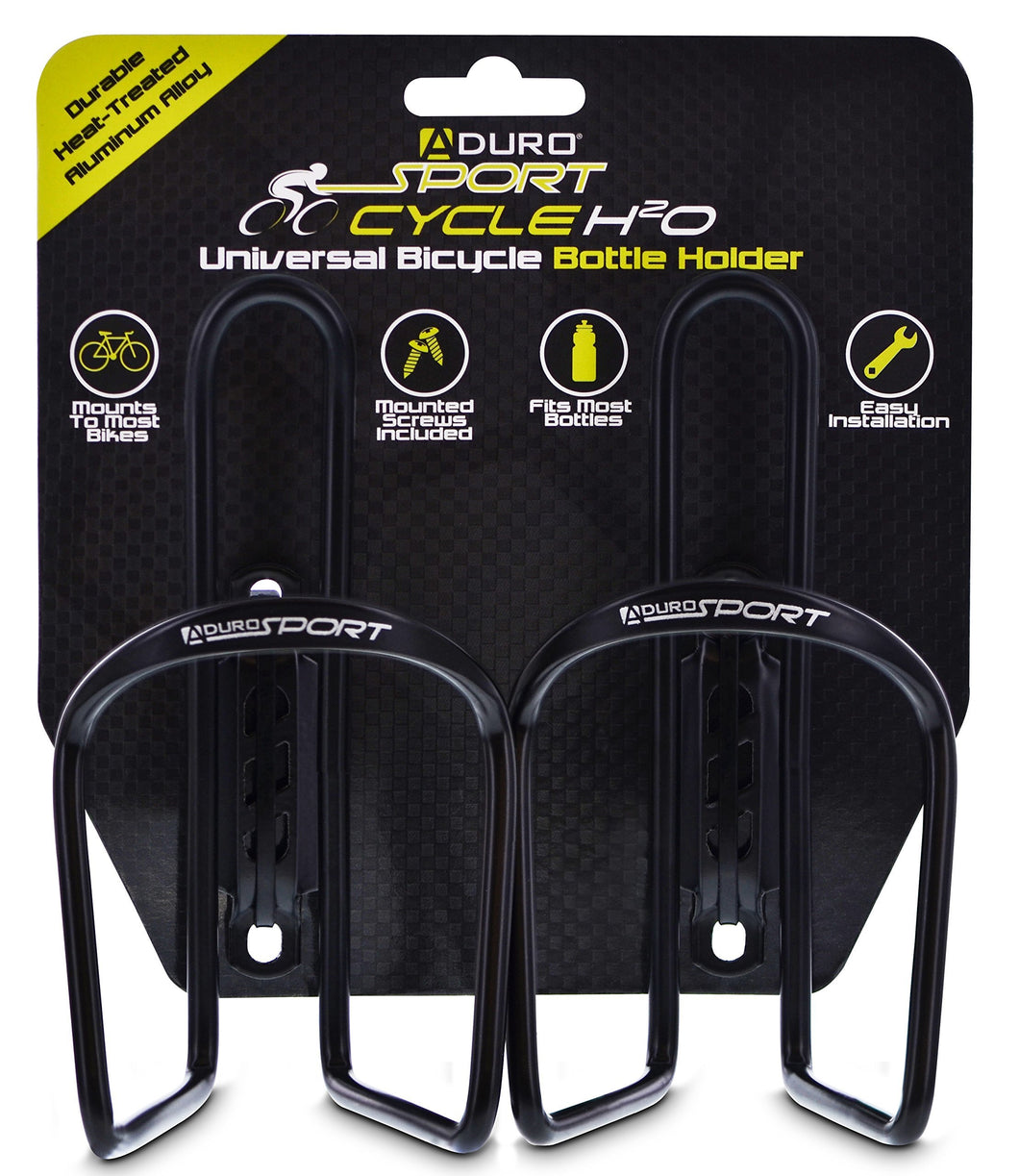 Aduro Bike Water Bottle Holder Aluminum Cage 2X Pack Bicycle Water Aduro Sport