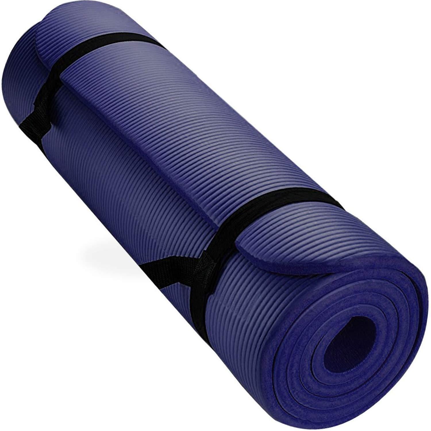 Yoga Workout Mat, 1/2-Inch Extra Thick Yoga Foam Mat – Aduro Sport