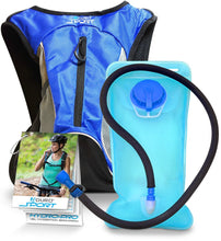 HYDRATION BACKPACK [HYDRO-PRO], 1.5L / 2L / 3L BPA FREE WITH WATER BLADDER