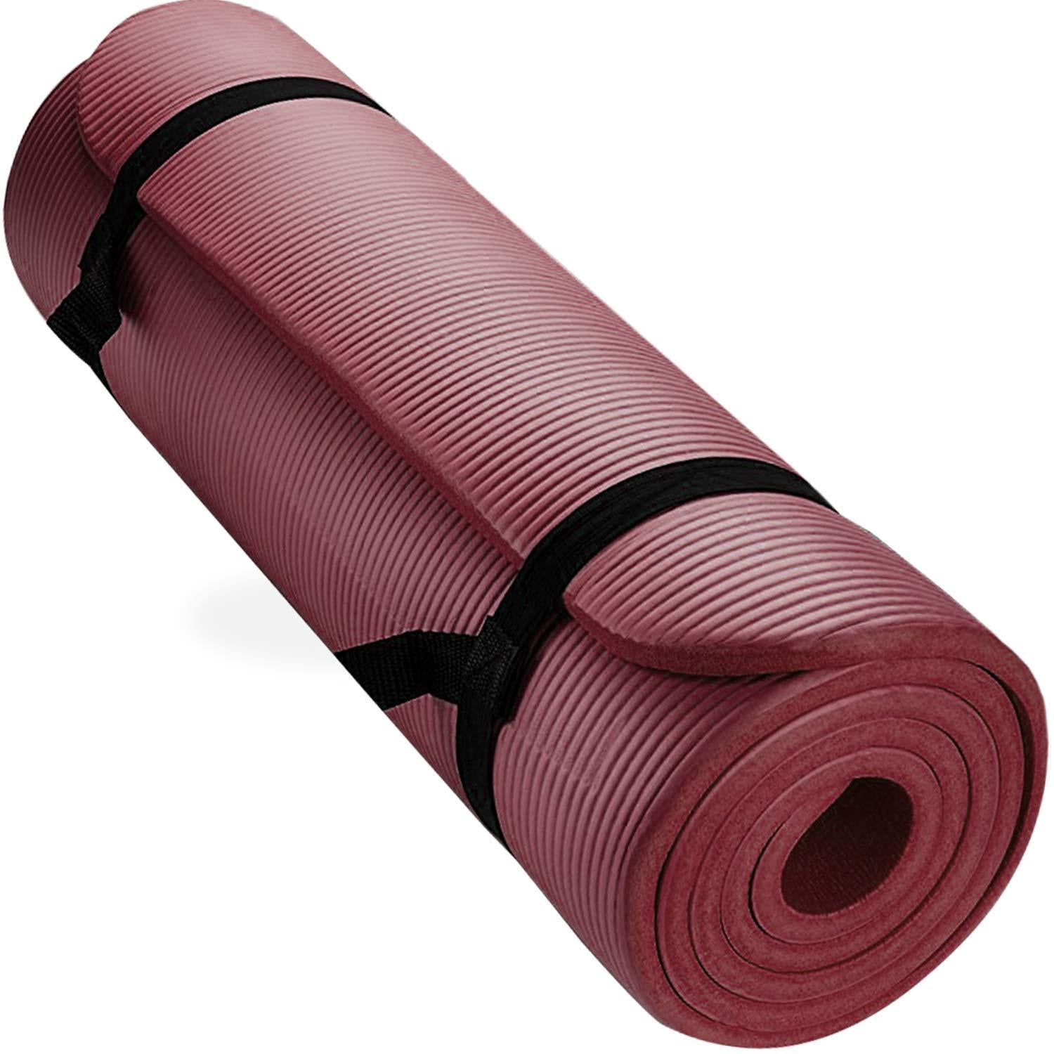 Yoga Workout Mat, 1/2-Inch Extra Thick Yoga Foam Mat – Aduro Sport