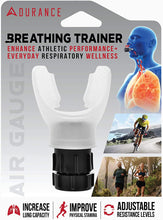 Adurance Breathing Exercise Device, Lung Health Exerciser High Altitude Training Device with Adjustable Resistance Levels