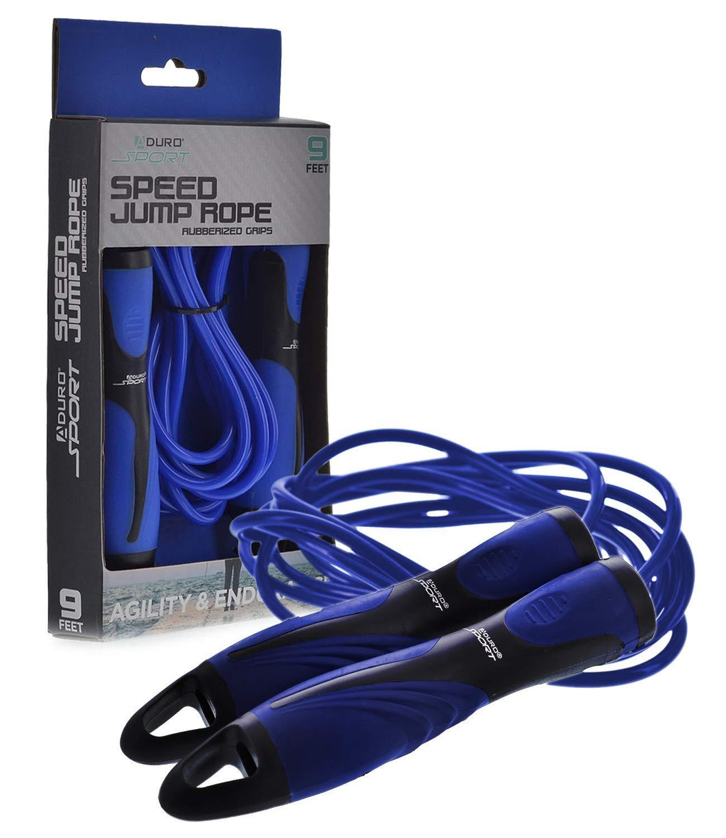 Speed 9 feet Jumping Ropes with Rubberized Non-Slip Handles