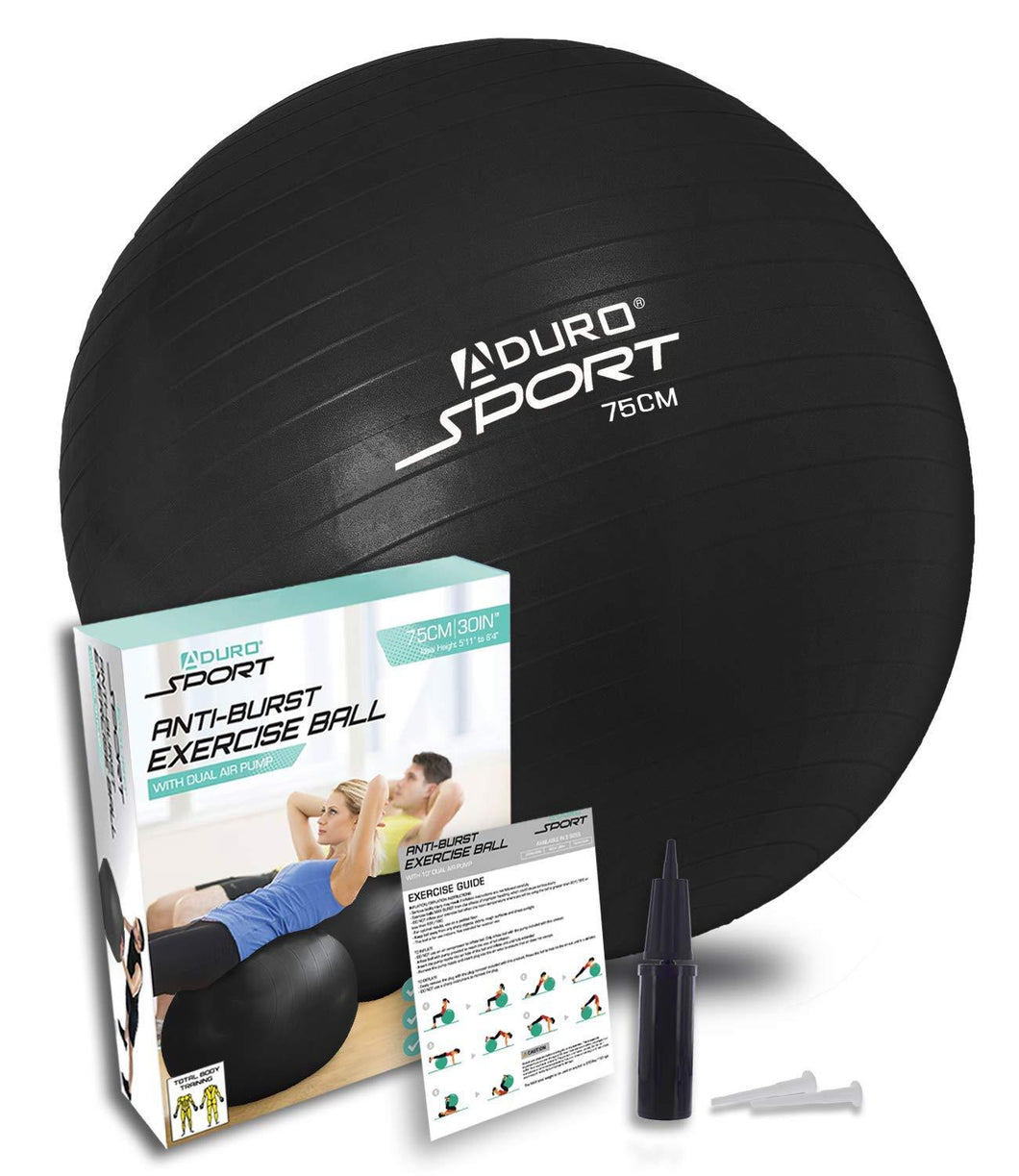 Yoga Exercise Ball, 55/65/75cm Workout Fitness Ball Chair