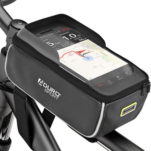 Bicycle Phone Holder - Waterproof Bike Top Tube Frame Bag for Cycling